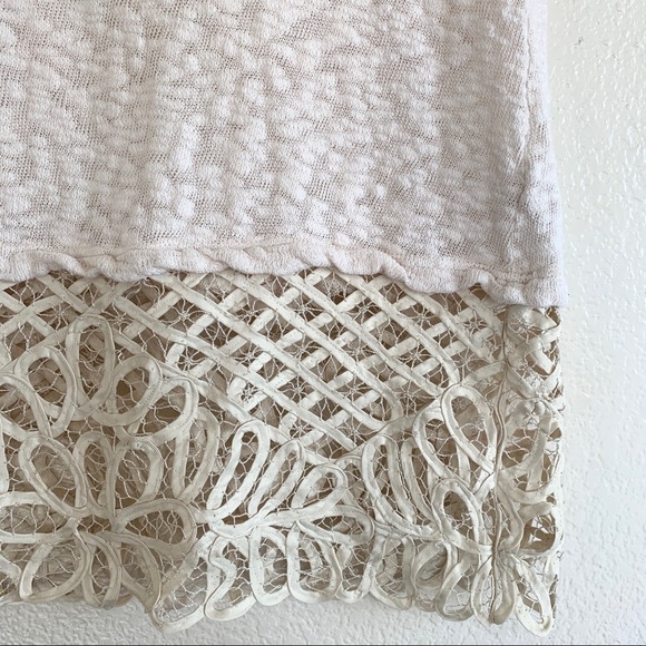 Saturday Sunday Anthro Crochet Slub Knit Top - Picture 5 of 8